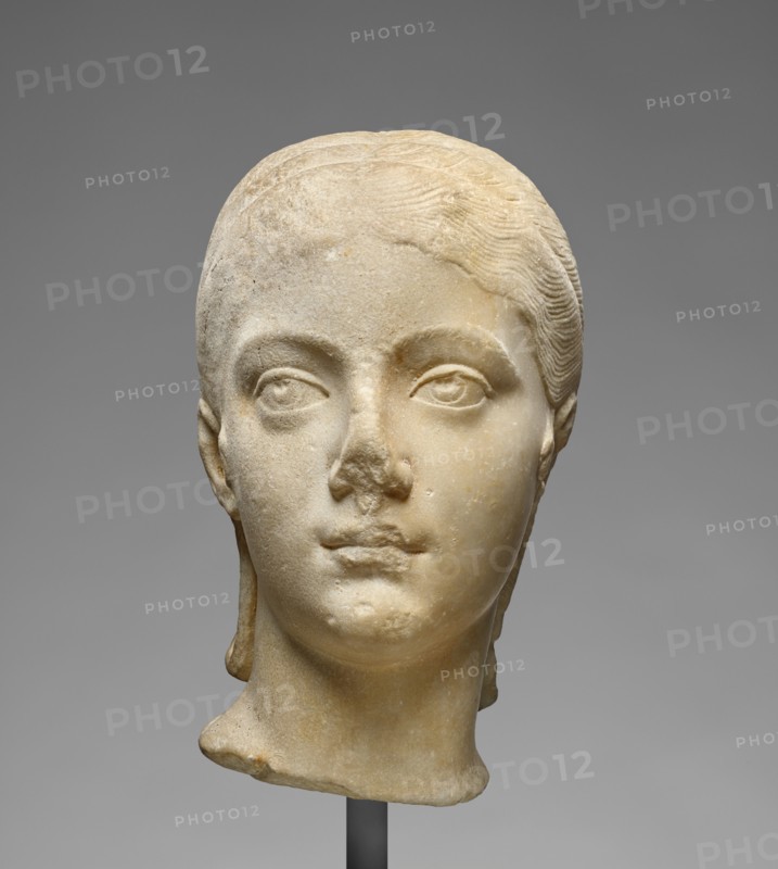 Portrait Head of Plautilla, A.D. 200-205. Creator: Unknown.
