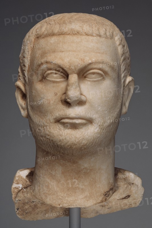 Fragment of a Togate Statue of Diocletian, about A.D. 295-300. Creator: Unknown.