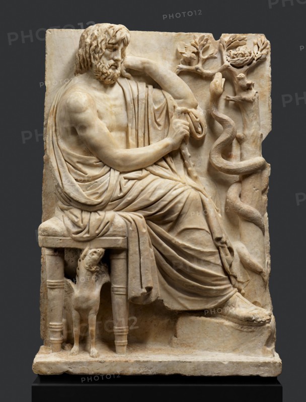 Relief with the Seer Calchas, A.D. relief 140-160; head 170-190. Creator: Unknown.