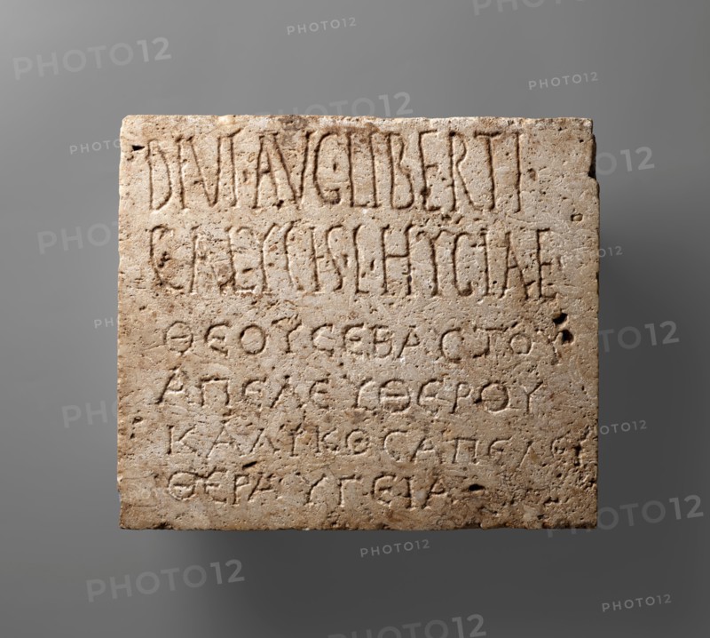 Bilingual Funerary Inscription, A.D. 14-100. Creator: Unknown.