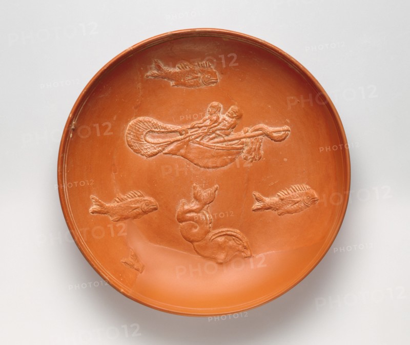Red-Slip Bowl, about A.D. 400. Creator: Unknown.