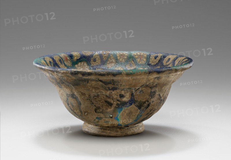 Mosaic Glass Carinated Bowl, late 1st century B.C.-early 1st century A.D. Creator: Unknown.
