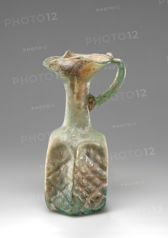 Hexagonal oinochoe, 6th century. Creator: Unknown.