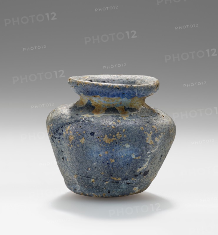 Opaque blue Miniature pot, 1st-2nd century A.D. Creator: Unknown.