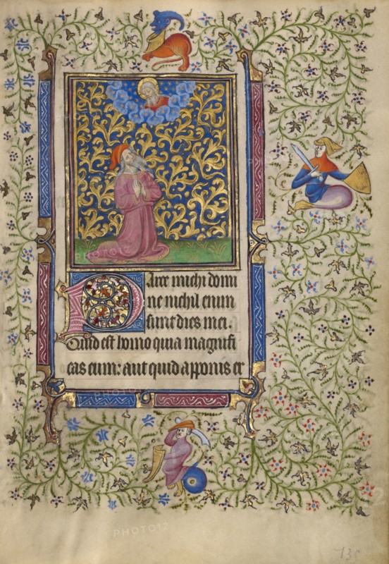 Job in Prayer; Book of Hours, about 1410. Creator: Unknown.