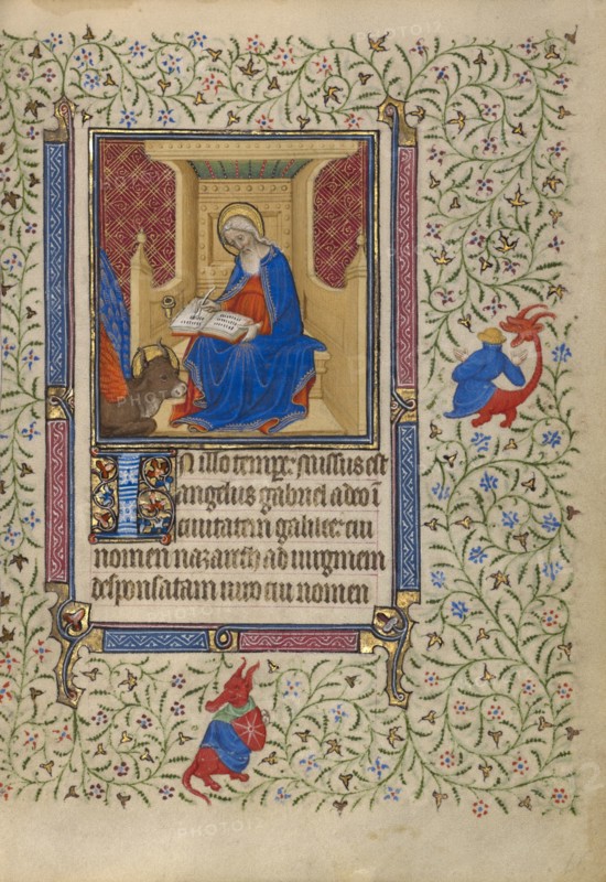 Saint Luke; Book of Hours, about 1410. Creator: Unknown.