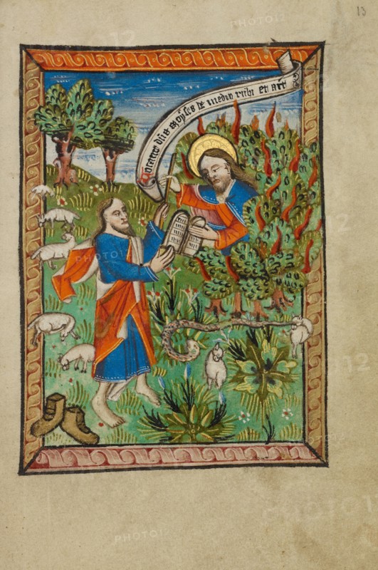The Burning Bush, about 1480-1490. Creator: Unknown.