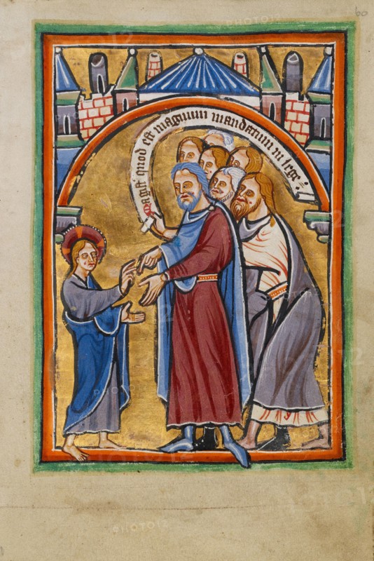 Christ Among the Doctors, about 1190-1200. Creator: Unknown.