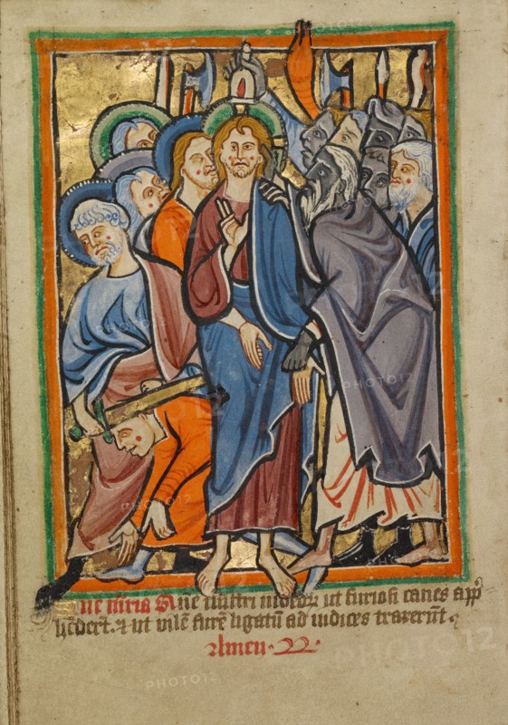 The Betrayal, about 1190-1200; text added about 1480-1490. Creator: Unknown.