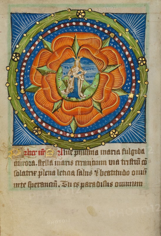 The Virgin and Child in a Red Rose, about 1480-1490. Creator: Unknown.
