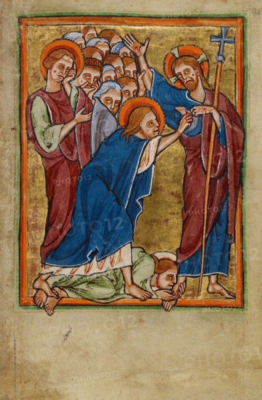 Doubting Thomas, about 1190-1200. Creator: Unknown.