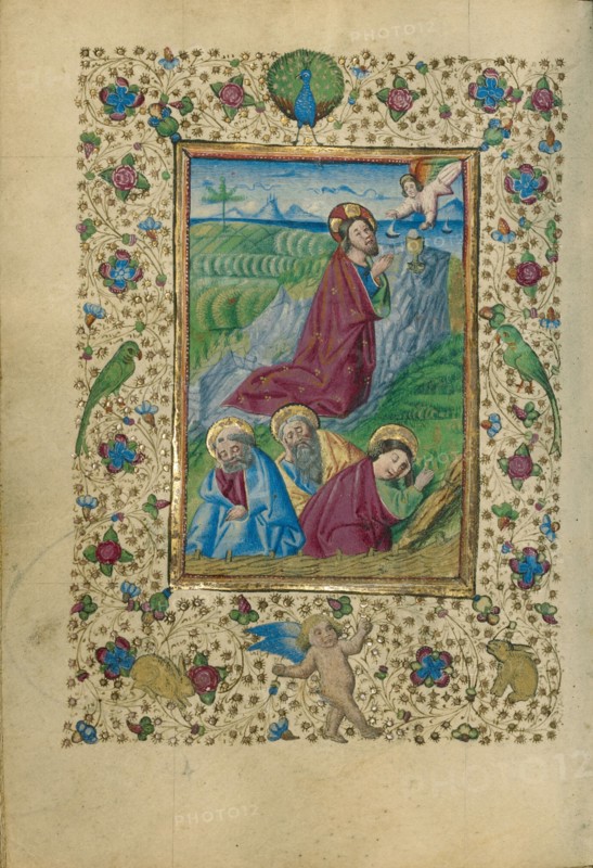 The Agony in the Garden; Book of Hours, about 1460. Creator: Unknown.