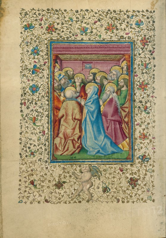 Pentecost; Book of Hours, about 1460. Creator: Unknown.