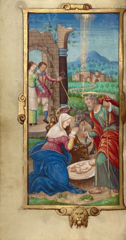 The Nativity; Book of Hours, 1544. Creator: Unknown.