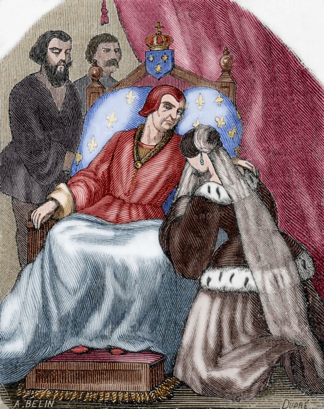 Death of Louis XI, 1483, (1851). Creator: Dupre.