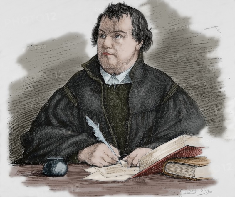 Martin Luther (1483-1546), German reformer, 1882.  Creator: G Spangerberg.