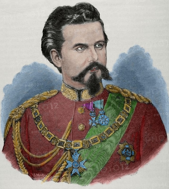 Ludwig II of Bavaria, 1885.  Creator: Rico.