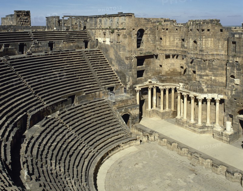 Roman Theatre, Bosra, Syria, 2001. Creator: LTL.