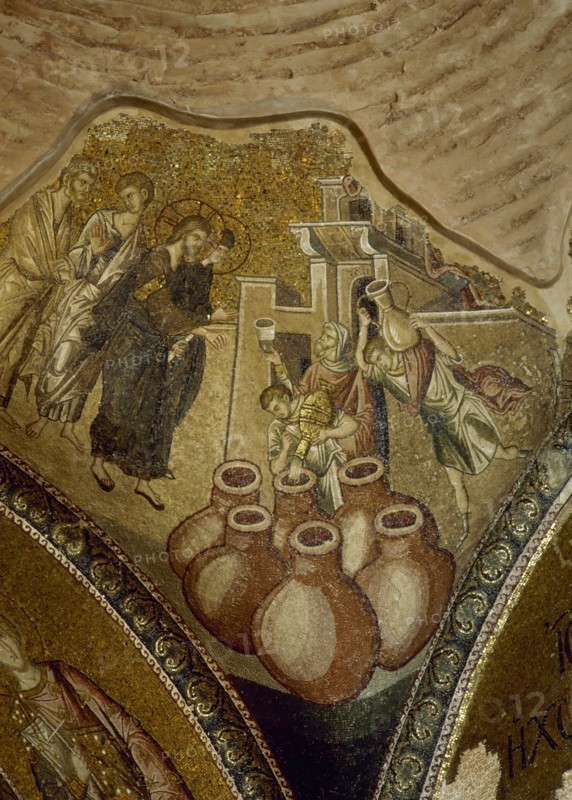 Outer Narthex Mosaic, Church of the Holy Saviour, Istanbul, Turkey, Byzantine style, 14th century. Creator: Unknown.