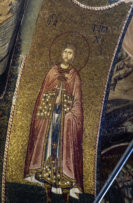 Saint Tarachus of Cilicia, Church of the Holy Saviour, Istanbul, 14th century. Creator: Unknown.