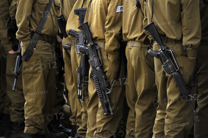 Soldiers of Israel's military visiting the Western Wall, Jerusalem, Israel, 2013. Creator: LTL.