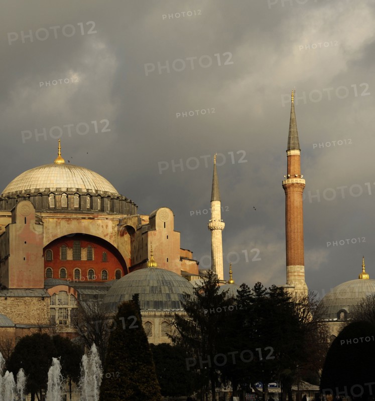 Hagia Sophia, Istanbul, Turkey, exterior view, 2013.  Creator: LTL.