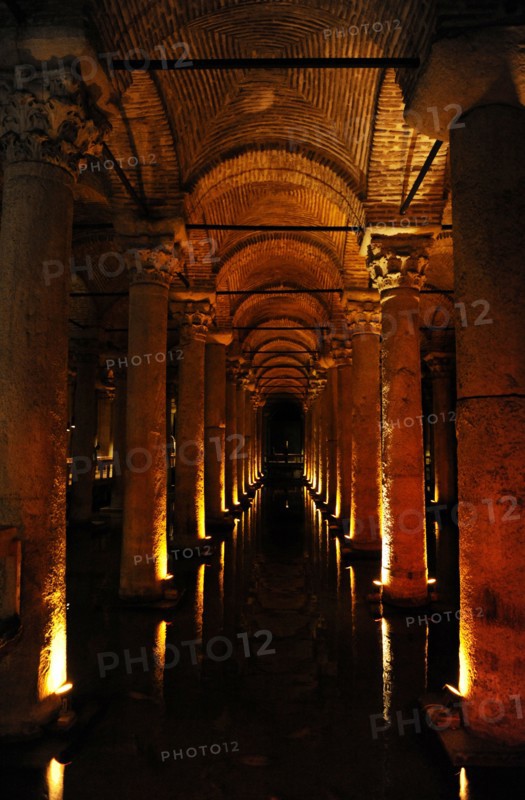 Basilica Cistern, Istanbul, Turkey, 2013.  Creator: LTL.