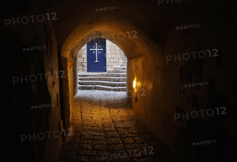 Late afternoon, a street in the old town, Jaffa, Israel, 2013. Creator: LTL.
