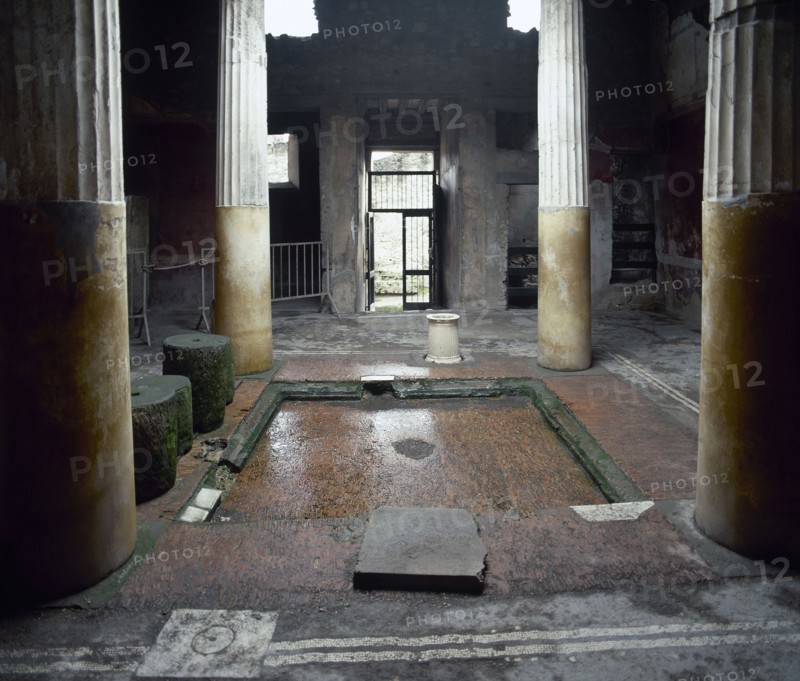 House of Lucius Ceius Secondus or House of the Ceii, Way of Abundance, Pompeii, Italy, 1st cent. Creator: LTL.