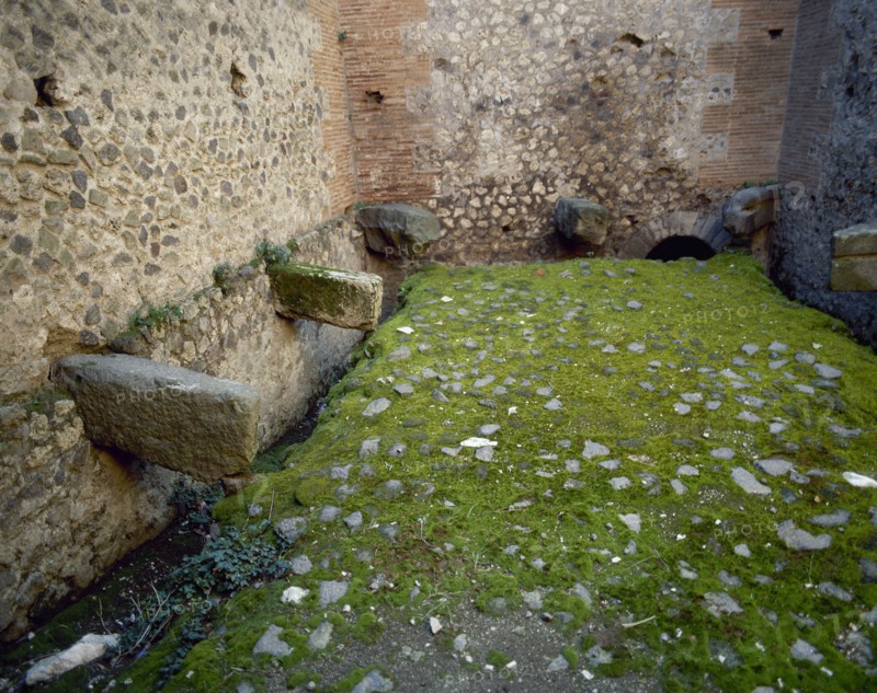 Public latrines, Pompeii, Italy, 2002. Creator: LTL.