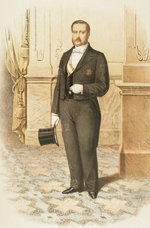 Knight with the insignia of the Grand Cross of the Royal Order of Isabella the Catholic..., 1865.  Creator: Unknown.