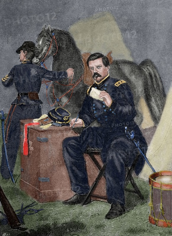 George Brinton McClellan, American army officer and politician, 19th century. Creator: Unknown.