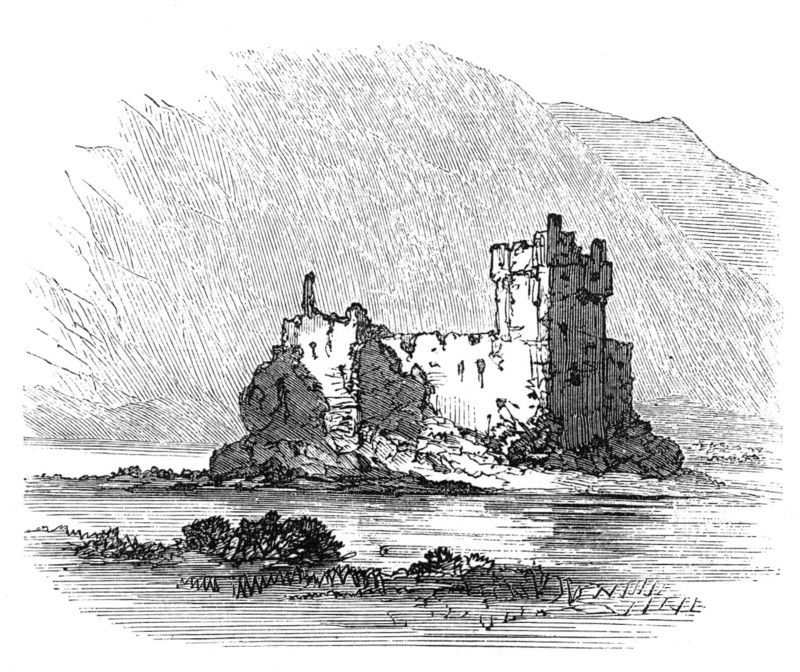 The Land of Lorne: Kilchurn Castle, Loch Awe, 1871. Creator: Unknown.