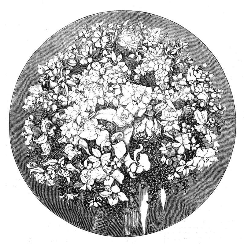Marriage of Princess Louise: the Bride's Bouquet, 1871. Creator: Unknown.