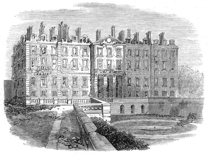 Scenes of the Late War in France: the Château of Meudon, 1871. Creator: Unknown.