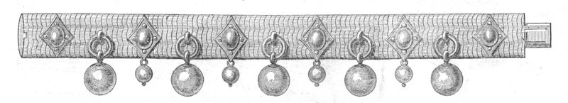 Bracelet presented by the people of the Ross of Mull to Princess Louise, 1871. Creator: Unknown.