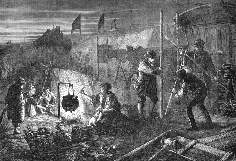 The Eve of the Derby, 1871. Creator: Unknown.