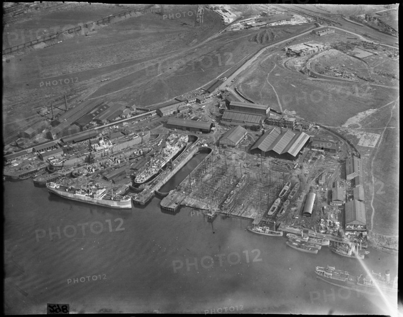 Smith's Docks, South Bank, Middlesborough, c1930s. Creator: Arthur William Hobart.