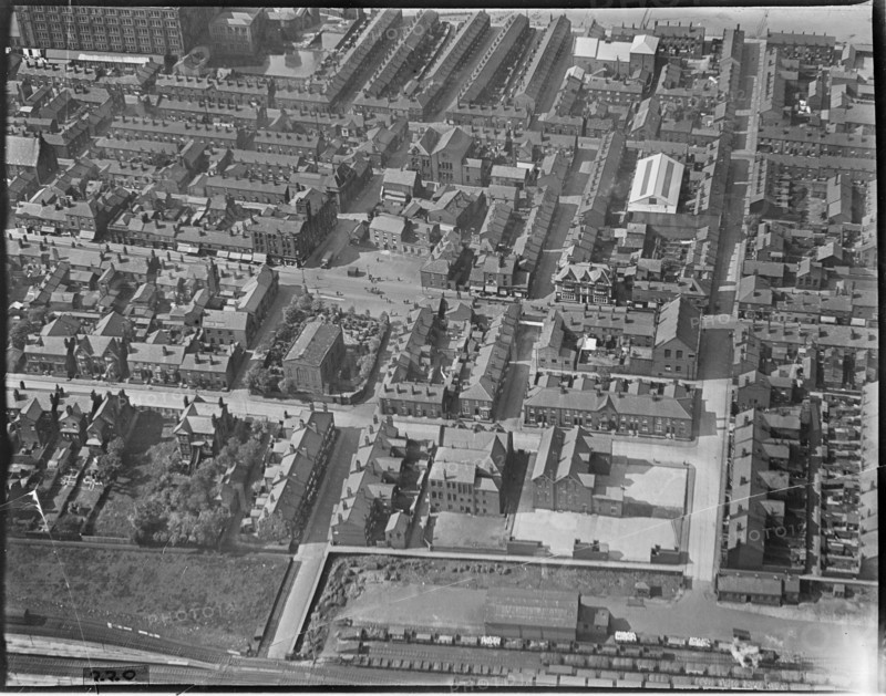 Elliot Street and environs, Tyldesley, Greater Manchester, c1930s. Creator: Arthur William Hobart.