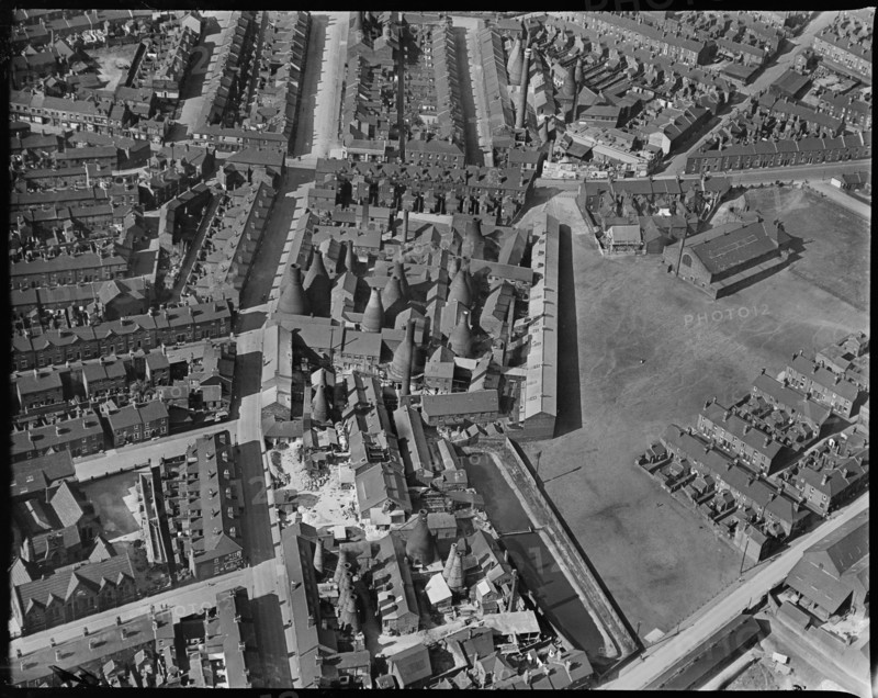 The Stanley and Crown  Potteries, Burslem, Staffordshire, c1930s. Creator: Arthur William Hobart.