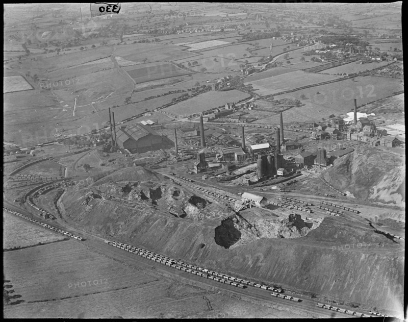 Ford Green Iron Works and Norton Colliery, Ford Green, Staffordshire, c1930s. Creator: Arthur William Hobart.