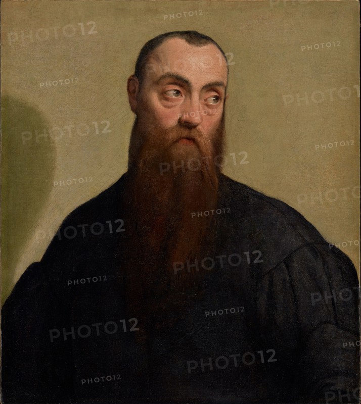 Portrait of a Bearded Man, about 1550. Creator: Jacopo Bassano il vecchio.