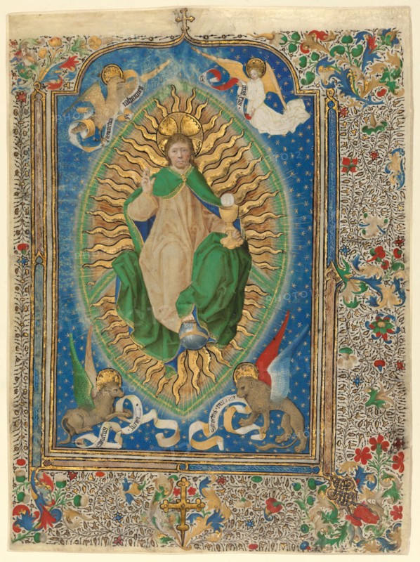 Christ in Majesty, about 1460. Creator: Antoine de Lonhy.