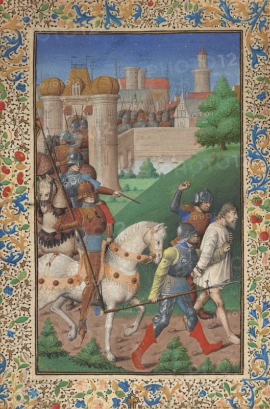 Leaf from a Manuscript, about 1460-1470. Creator: Francois Fouquet.