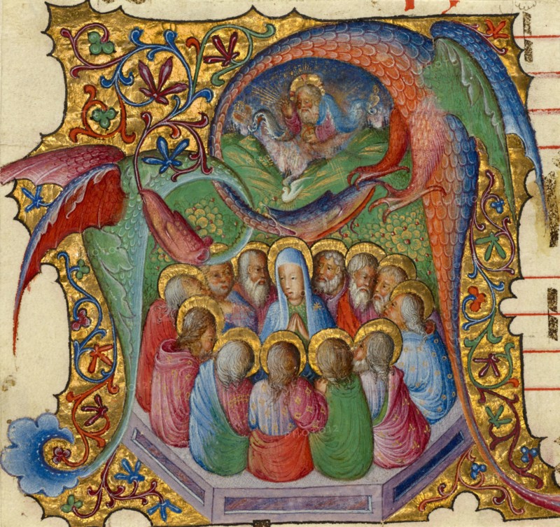 Cutting from an antiphonal, about 1430-1435. Creator: Stefano da Verona.