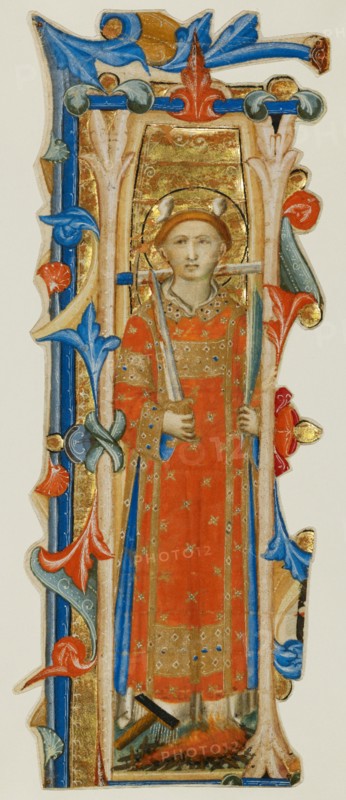 Historiated Initial from an Antiphonal, third quarter of 14th century. Creator: Lippo Vanni.