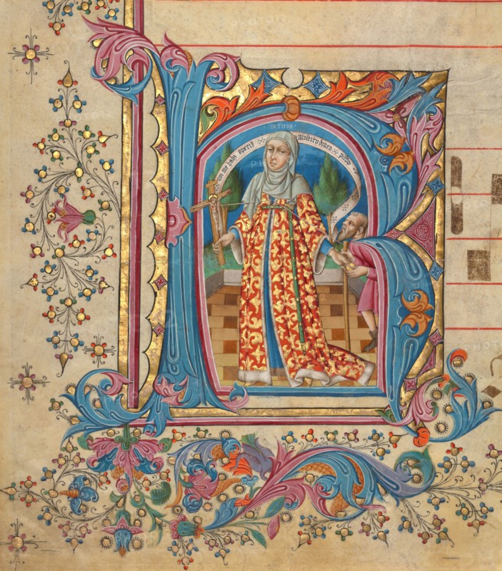 Historiated Initial from a Gradual, about 1430-1440. Creator: Master of the Cypresses.