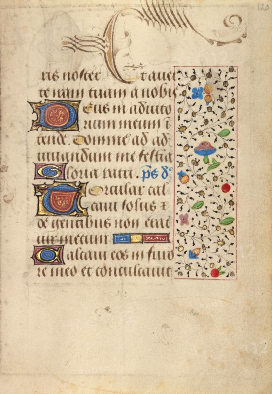 Decorated Text Page; Prayer Book of Charles the Bold, about 1471. Creator: Nicolas Spierinc.