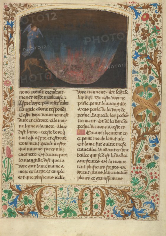 The Forge of Vulcan; Les Visions du chevalier Tondal, 1475. Creator: Simon Marmion.