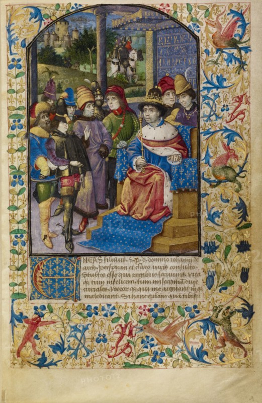 The French King at Court, about 1460-1470. Creator: Unknown.